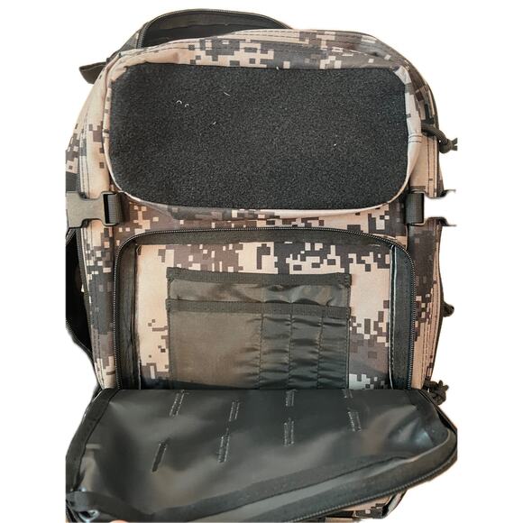 Generic Gray Black Tactical Backpack 36L - Picture 3 of 5